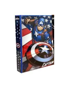 CARPETA REX CAP. AMERICA OFICIO 2 ARGOLLAS