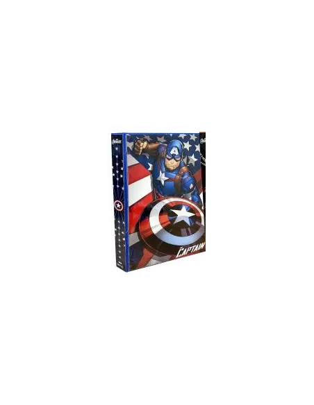 CARPETA REX CAP. AMERICA OFICIO 2 ARGOLLAS