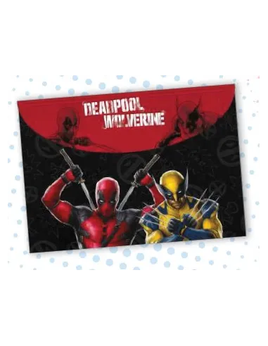 CARPETA REX A4 DEADPOOL C/BROCHE