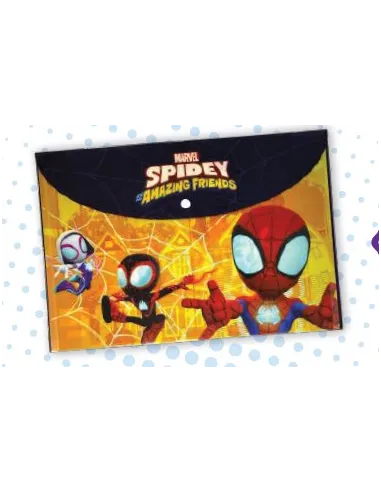 CARPETA REX A4 SPIDEY C/BROCHE