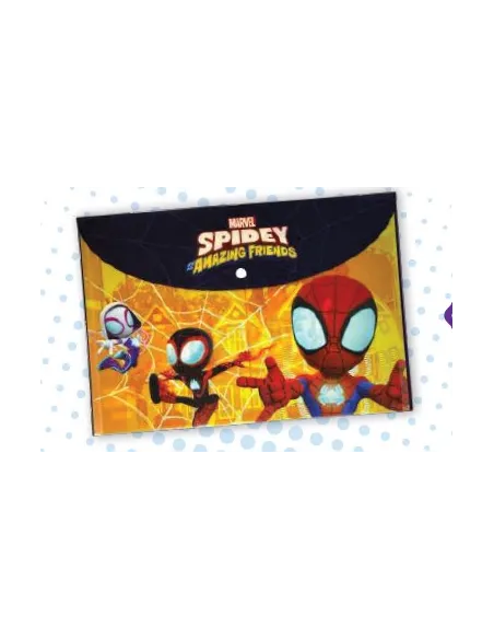 CARPETA REX A4 SPIDEY C/BROCHE