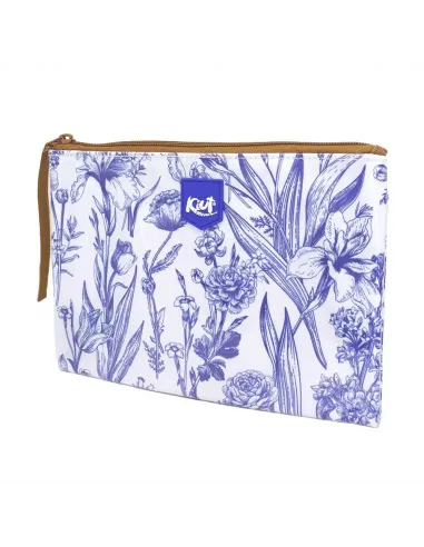 CARTUCHERA KIUT FASHION BLUE GARDEN R. 568396