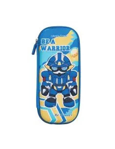 CARTUCHERA LITTLE TREE ROBOT AZUL 21X10X6CM PC803025-BLUE