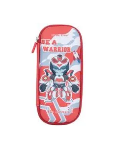 CARTUCHERA LITTLE TREE ROBOT ROJO 21X10X6CM PC803025-RED