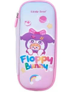 CARTUCHERA LITTLE TREE FLOPPY BUNNY 21X10X6CM PC803034-E