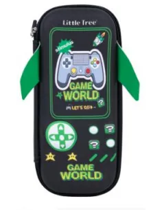 CARTUCHERA LITTLE TREE GAME WORLD 21X10X6CM PC803016-E