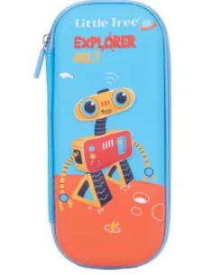 CARTUCHERA LITTLE TREE EXPLORER 21X10X6CM PC803045-E