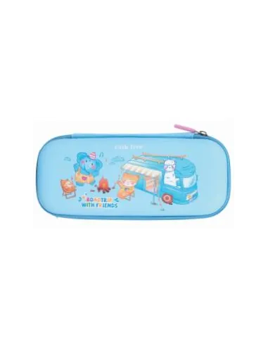 CARTUCHERA LITTLE TREE ANIMALS/BLUE 21X10X6CM PC803051-E