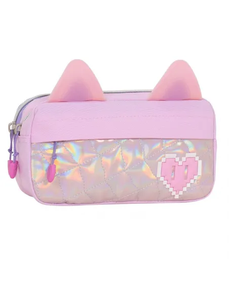 CARTUCHERA TRIPLE MOZIONI ROSADO MPT179109-RS