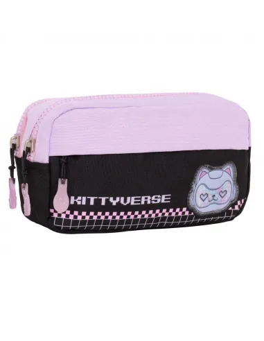 CARTUCHERA TRIPLE MOZIONI NEGRO MPT178335-NG