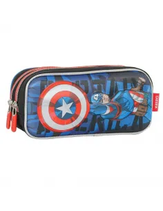 CARTUCHERA DOBLE AVENGERS ASSEMBLE AZUL DPD176591-AZ