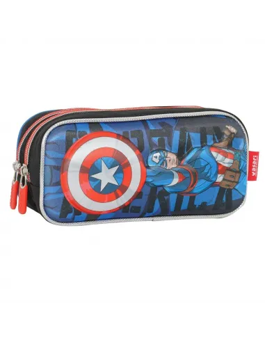 CARTUCHERA DOBLE AVENGERS ASSEMBLE AZUL DPD176591-AZ