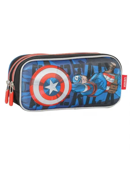 CARTUCHERA DOBLE AVENGERS ASSEMBLE AZUL DPD176591-AZ