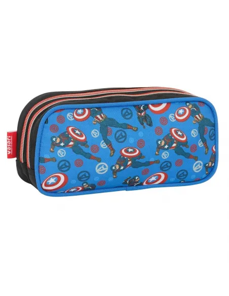 CARTUCHERA DOBLE AVENGERS ASSEMBLE AZUL DPD176591-AZ