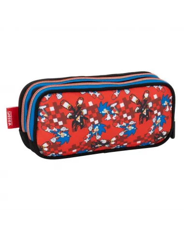 CARTUCHERA DOBLE SONIC NEGRO DPD179478-NG