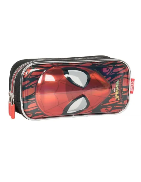 CARTUCHERA DOBLE ULTIMATE SPIDERMAN NEGRO DPD175988-NG