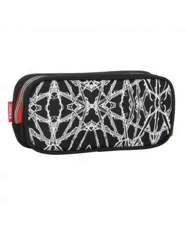 CARTUCHERA DOBLE ULTIMATE SPIDERMAN NEGRO DPD175988-NG