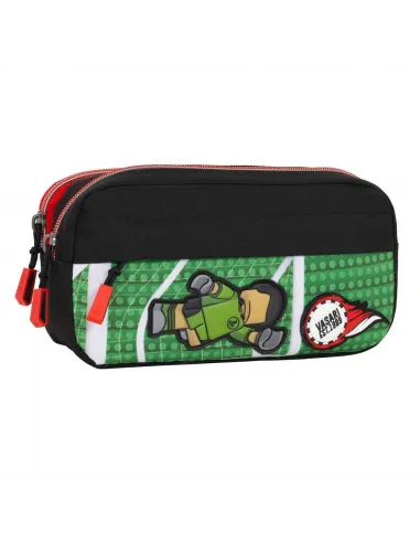 CARTUCHERA TRIPLE VASARI NEGRO VPT179188-NG