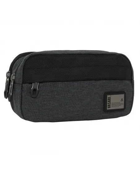 CARTUCHERA TRIPLE VASARI GRIS VPT176983-GR