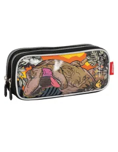 CARTUCHERA VASARI DOBLE JURASSIC WORLD DPD179538-NG