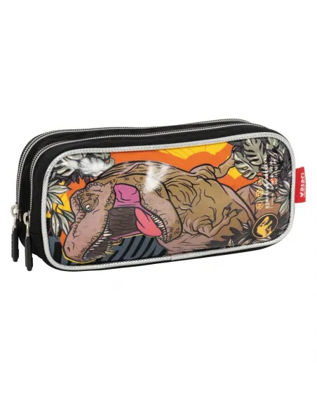 CARTUCHERA VASARI DOBLE JURASSIC WORLD DPD179538-NG