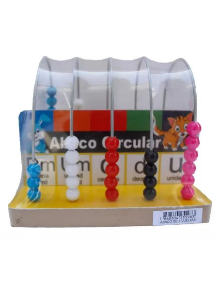 ABACO MADERA CIRCULAR 5 VUELTAS