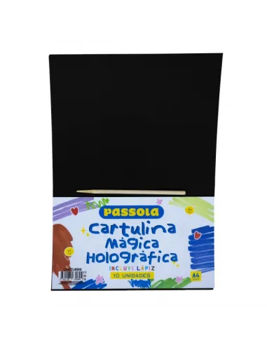 CARTUL. MAGICA PASSOLA HOLOGRAFICA A4 10 UND