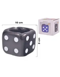 CENICERO CERAMICA 8X8CM REFES24437