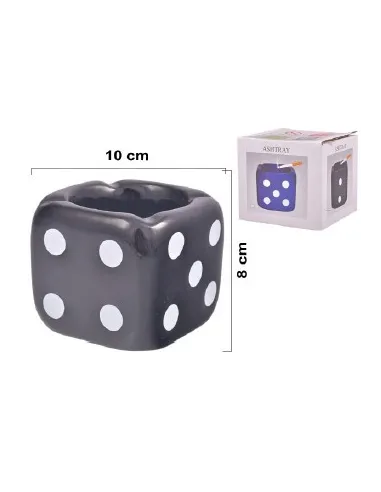 CENICERO CERAMICA 8X8CM REFES24437