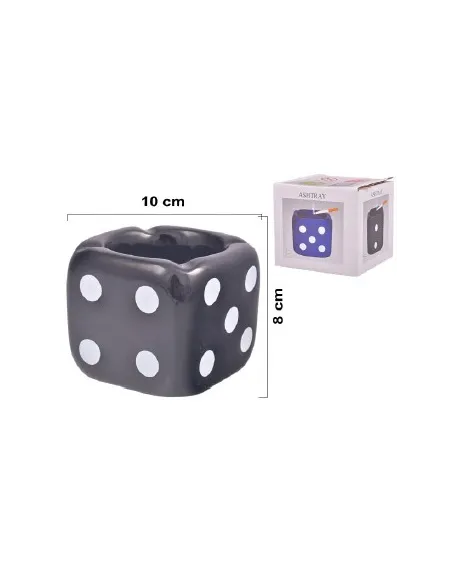 CENICERO CERAMICA 8X8CM REFES24437