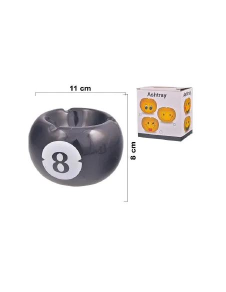 CENICERO CERAMICA 9.5X6CM REFES24441 623216