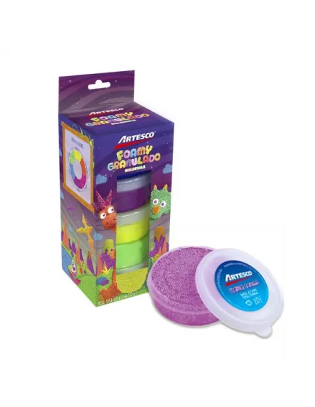 CERAMICA ARTESCO GRANULADA NEON 20 GR X 6 COL