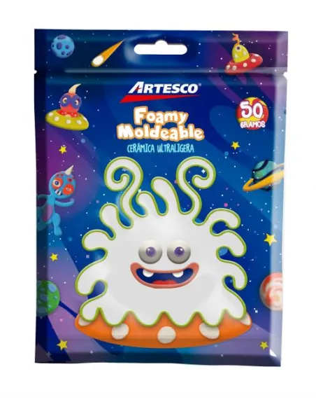 CERAMICA ARTESCO ULTRA LIGERA BLANCO 50GR / FOAMY MOLD