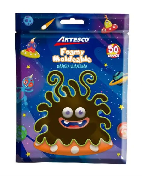 CERAMICA ARTESCO ULTRA LIGERA CAFE 50GR / FOAMY MOLD