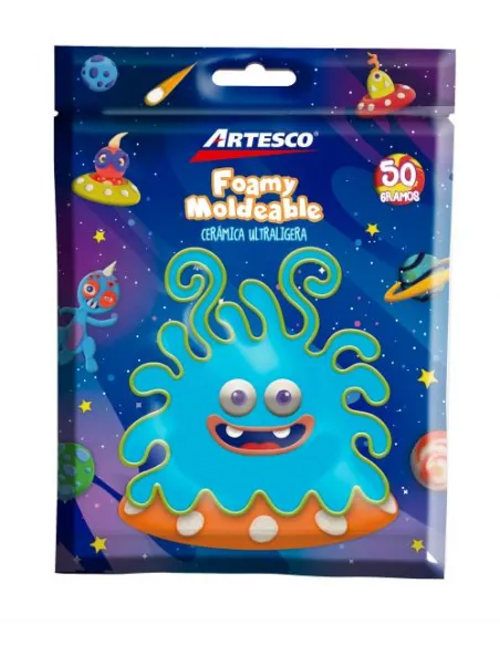 CERAMICA ARTESCO ULTRA LIGERA CELESTE 50GR / FOAMY MOLD