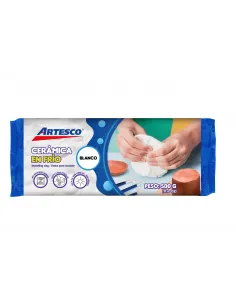 CERAMICA ARTESCO EN FRIO BARRA BLANCO 500GR