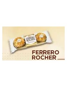 CHOCOLATE FERRERO ROCHER PAQ. X 3 T3X16