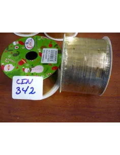 CINTA DE RASO AMARILLO 2.5CM YDS