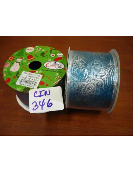 CINTA DE RASO BLANCO 2.5CM YDS