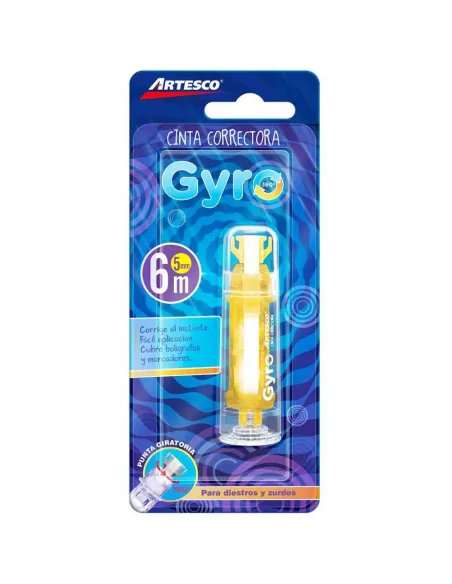 CINTA CORRECTORA ARTESCO GYRO 5MMX6M BLISTER