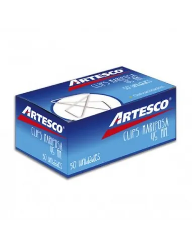 CLIPS ARTESCO MARIPOSA 45MM CJA X 50 UND