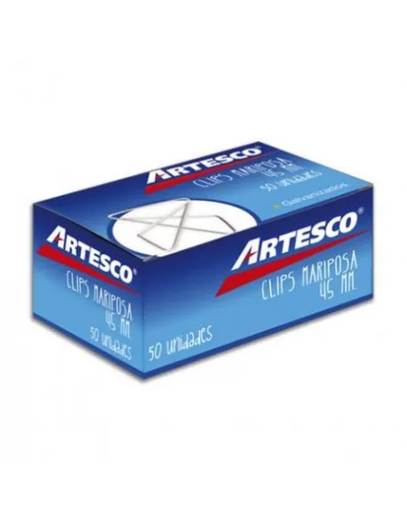 CLIPS ARTESCO MARIPOSA 45MM CJA X 50 UND