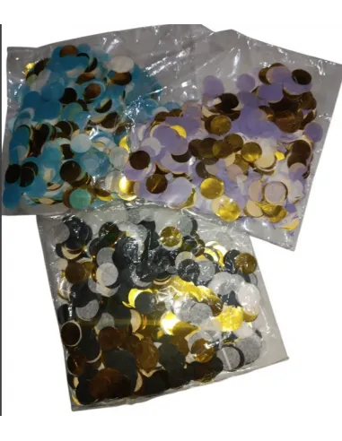 CONFETI PARA GLOBOS V/COLORES 00315