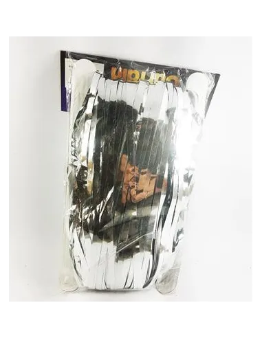 CORTINA TINSEL PLATEADO (1X2 MT)