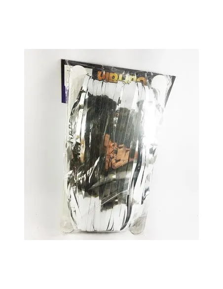 CORTINA TINSEL PLATEADO (1X2 MT)