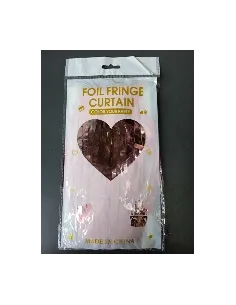 CORTINA TINSEL ORO ROSA (1X2 MT)