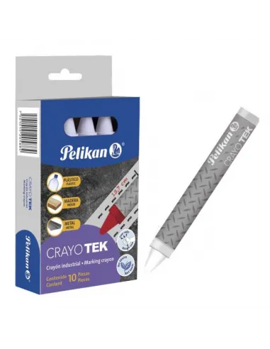 CRAYON PELIKAN INDUSTRIAL BLANCO CRAYOTEK
