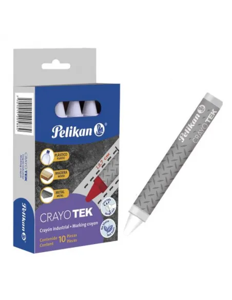 CRAYON PELIKAN INDUSTRIAL BLANCO CRAYOTEK