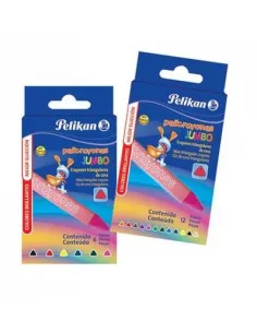 CRAYON PELIKAN JUMBO TRIANG X 12 COL