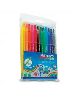 CRAYON ARTESCO TWIST UP X 12 COL